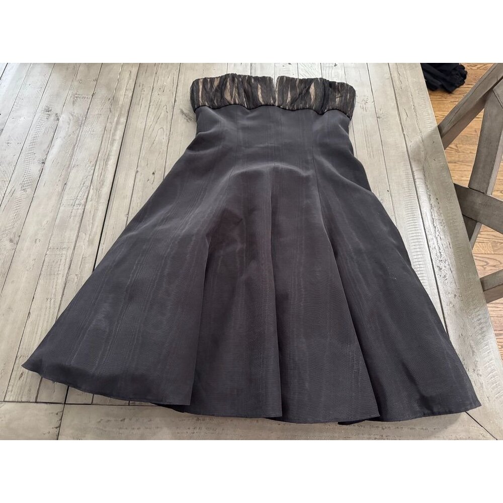 CAROL PERETZ Strapless Fit and Flare Dress Size 8